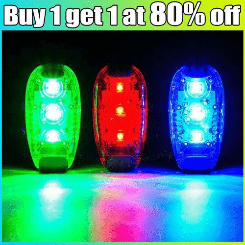 Led safety light night clip - safety,